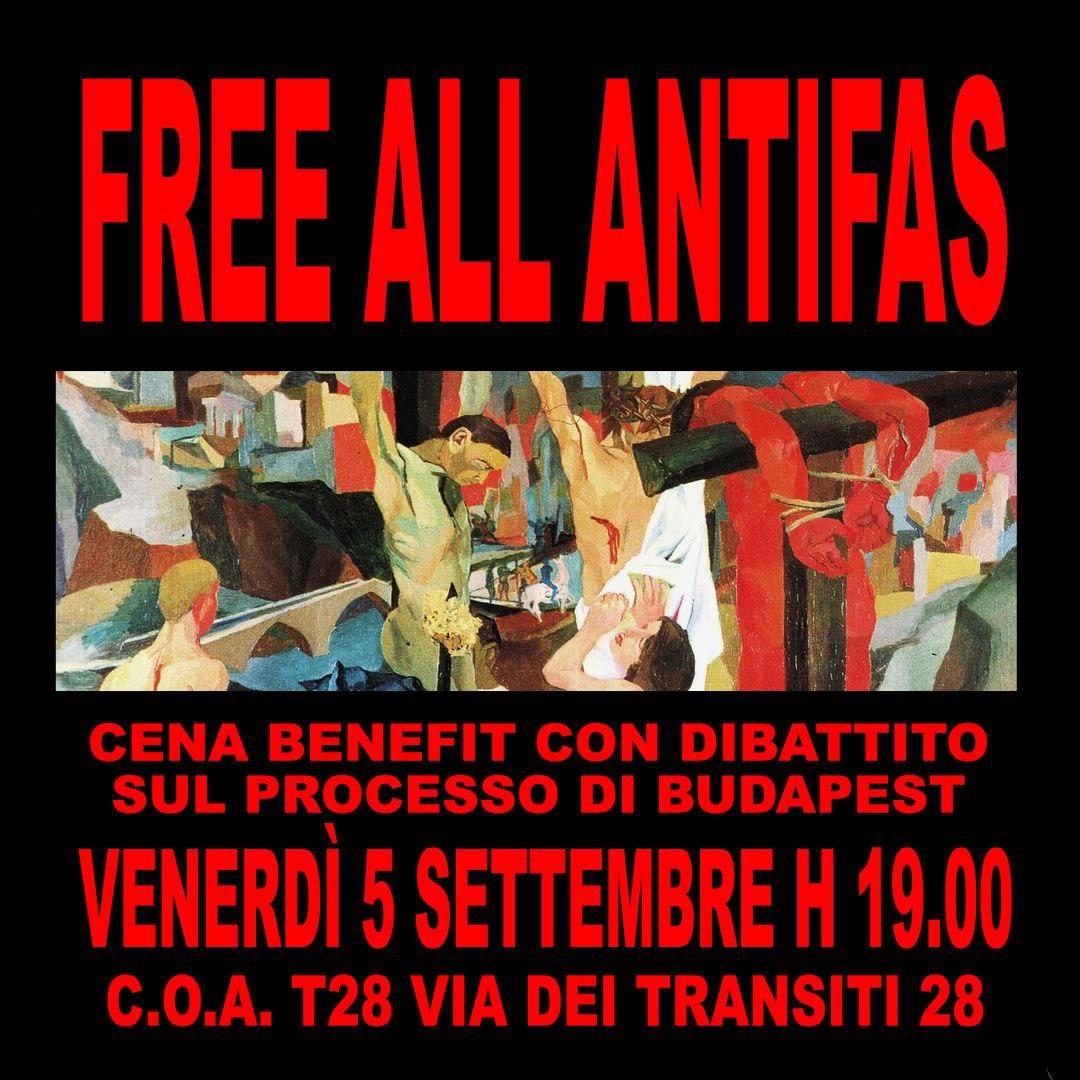 cena benefit con dibattito a Milano